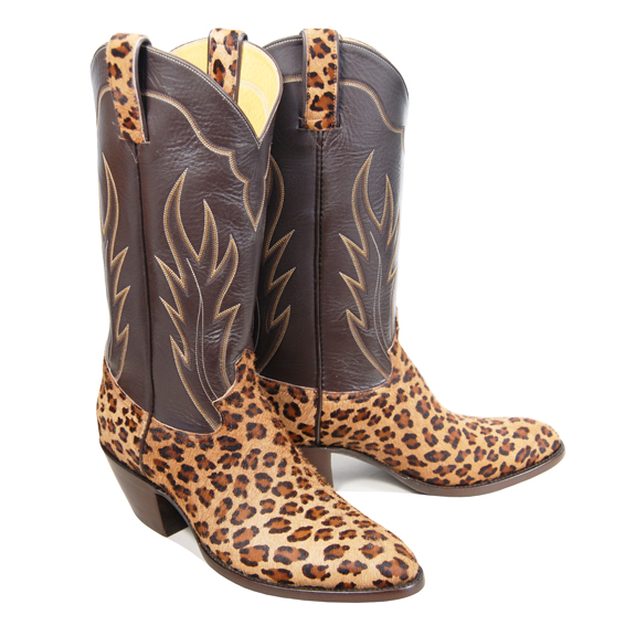Leopard Hair-On - CABOOTS - Custom Cowboy Boots
